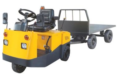 Tractor eléctrico de la remolque de la buena estabilidad con capacidad grande garantía de un año de 10 toneladas